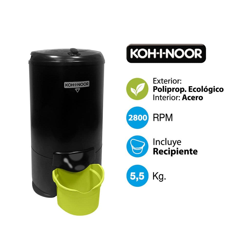 Secarropas KOHINOOR Centrifugo 5,5KG ECOLOGICO